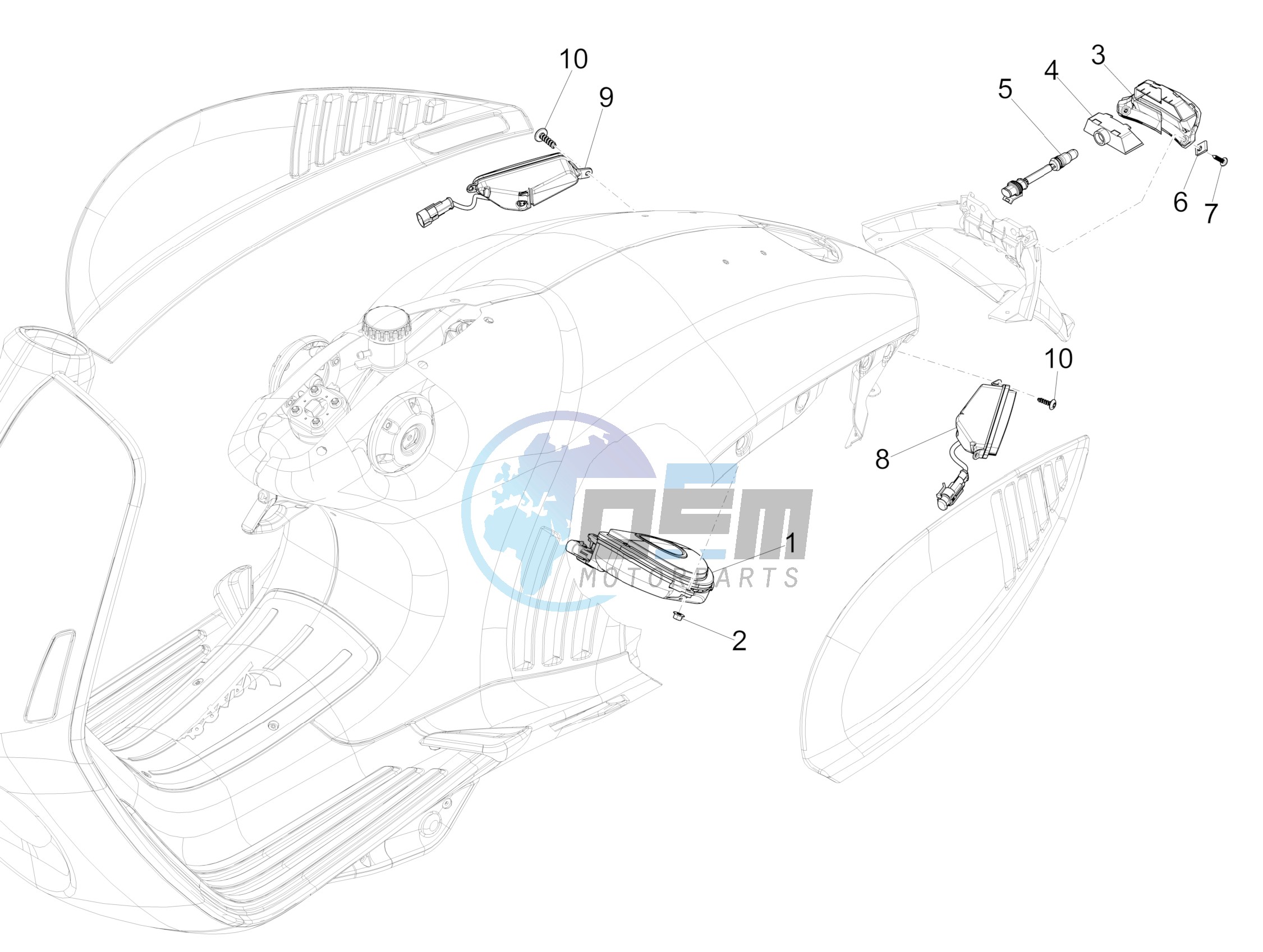 Rear headlamps - Turn signal lamps