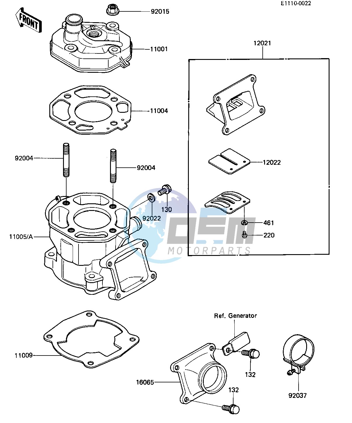 CYLINDER HEAD_CYLINDER_REED VALVE