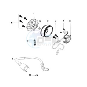 FIGHT 3 4T DARKSIDE E drawing IGNITION PART