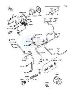 VN 1500 A [VULCAN 1500] (A10-A13) [VULCAN 1500] drawing OIL PUMP_OIL FILTER