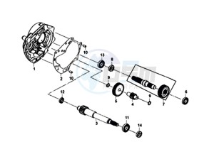 ORBIT III 50 45KMH (L8) EU drawing DRIVESHAFTS