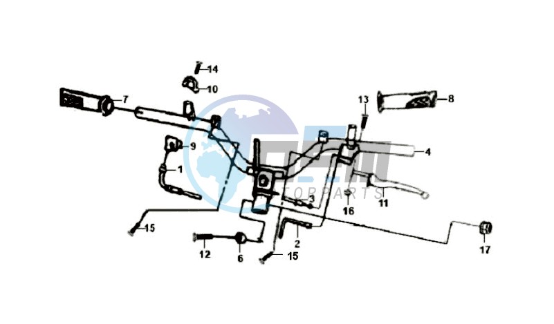 HANDLEBAR / BRAKE LEVERS /CABLES