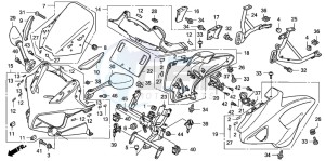 CBF1000 drawing COWL