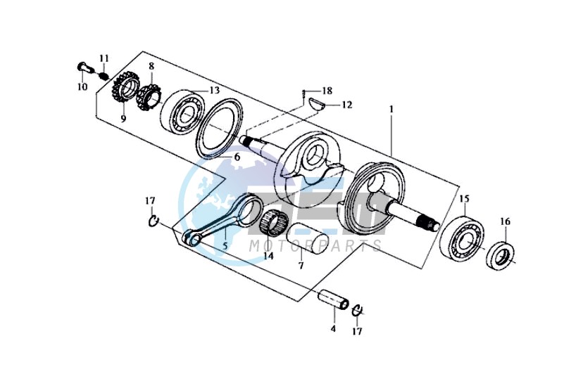 CRANKSHAFT / PISTON / PISTON RING