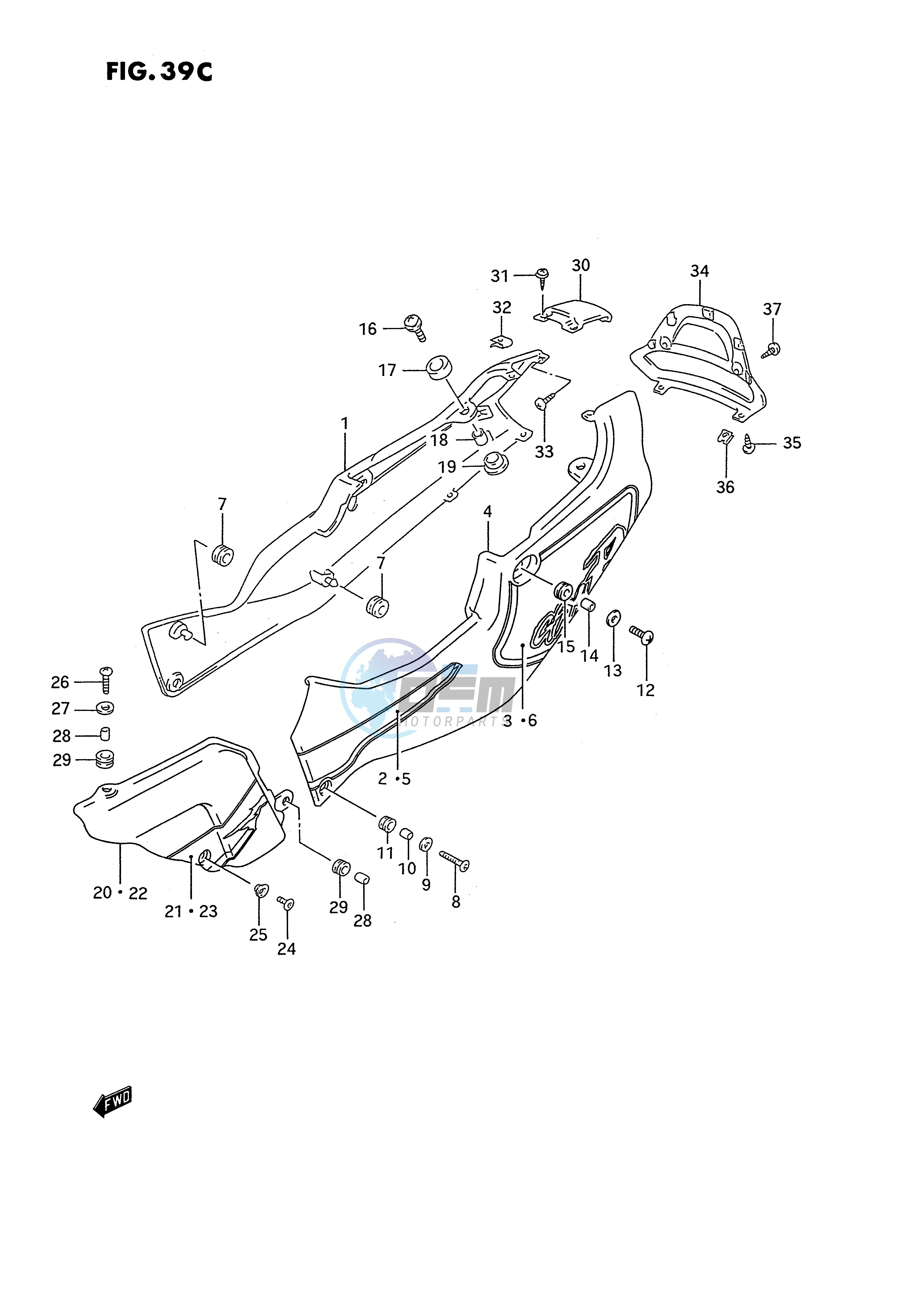 FRAME COVER (MODEL S)