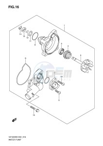 VZ1500 (E2) drawing WATER PUMP