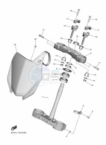 YZ250F (BSB2) drawing STEERING