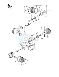 KZ 200 A (A1-A2) drawing TURN SIGNALS