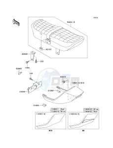 KH 125 M [2000] (M5-M9) drawing SEAT