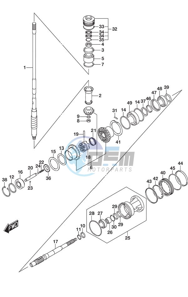 Transmission S/N 610592 to 61XXXX