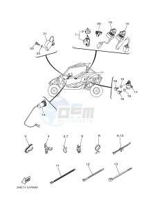 YXZ1000ES YXZ10YPSG YXZ1000R EPS SPECIAL EDITION (2HC8) drawing ELECTRICAL 3