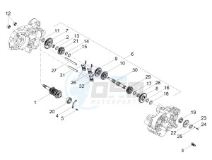 SMT 50 E4 DRIFTING (EMEA) drawing Gear box - Gear assembly