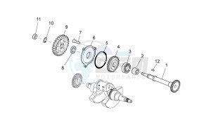 MXV 450 Cross drawing Transmission shaft