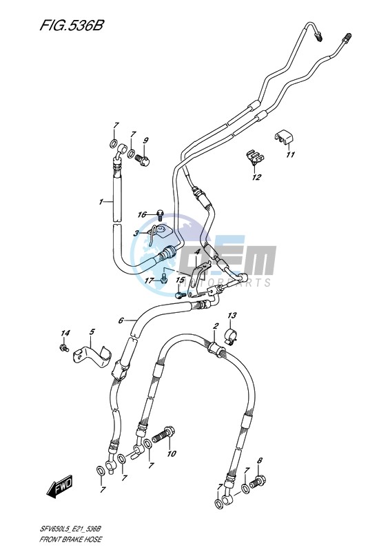 FRONT BRAKE HOSE