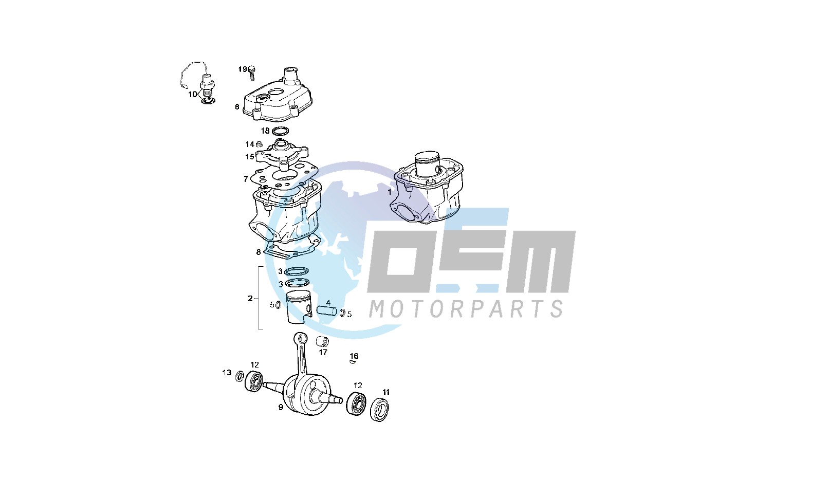 CRANKSHAFT - CYLINDER