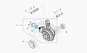 Breva V 1100 IE IE drawing Trans.cpl.-bevel gear