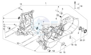 SCARABEO 50 4T 4V (EMEA) drawing Crank-case