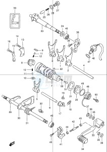 LT-F160 (P24) drawing GEAR SHIFTING