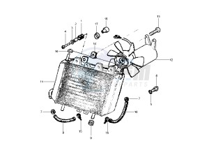 Runner VX-VXR 125-200 125 drawing Cooling system