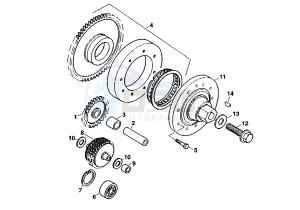 NAVIGATOR 1000 drawing STARTER CLUTCH