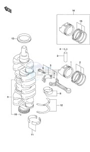 DF 140A drawing Crankshaft