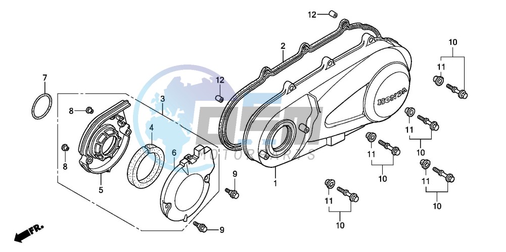 LEFT CRANKCASE COVER