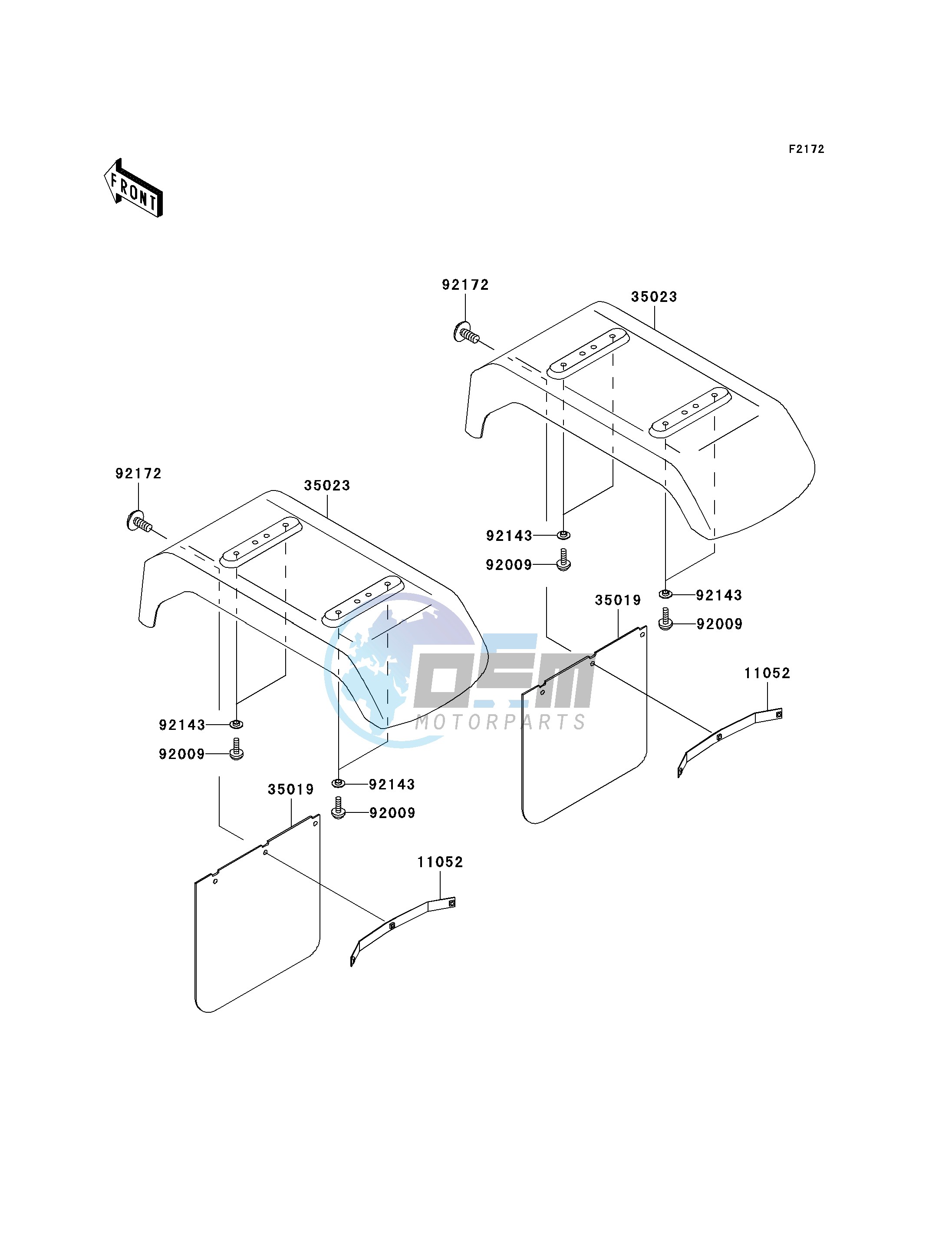 REAR FENDER-- S- -