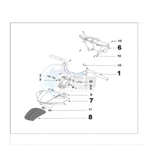 KISBEE AX drawing HANDLEBAR