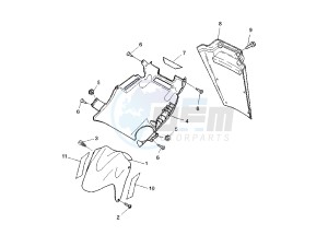 YQ AEROX 50 drawing FENDER