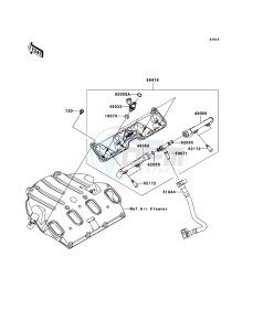 NINJA ZX-10R ZX1000E8F FR GB XX (EU ME A(FRICA) drawing Top Feed Injecter