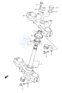 DR350 (E3) drawing STEERING STEM