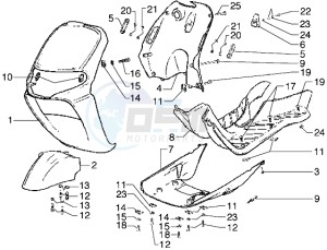 Diesis 50 drawing Front shield-Footboard-Spoiler