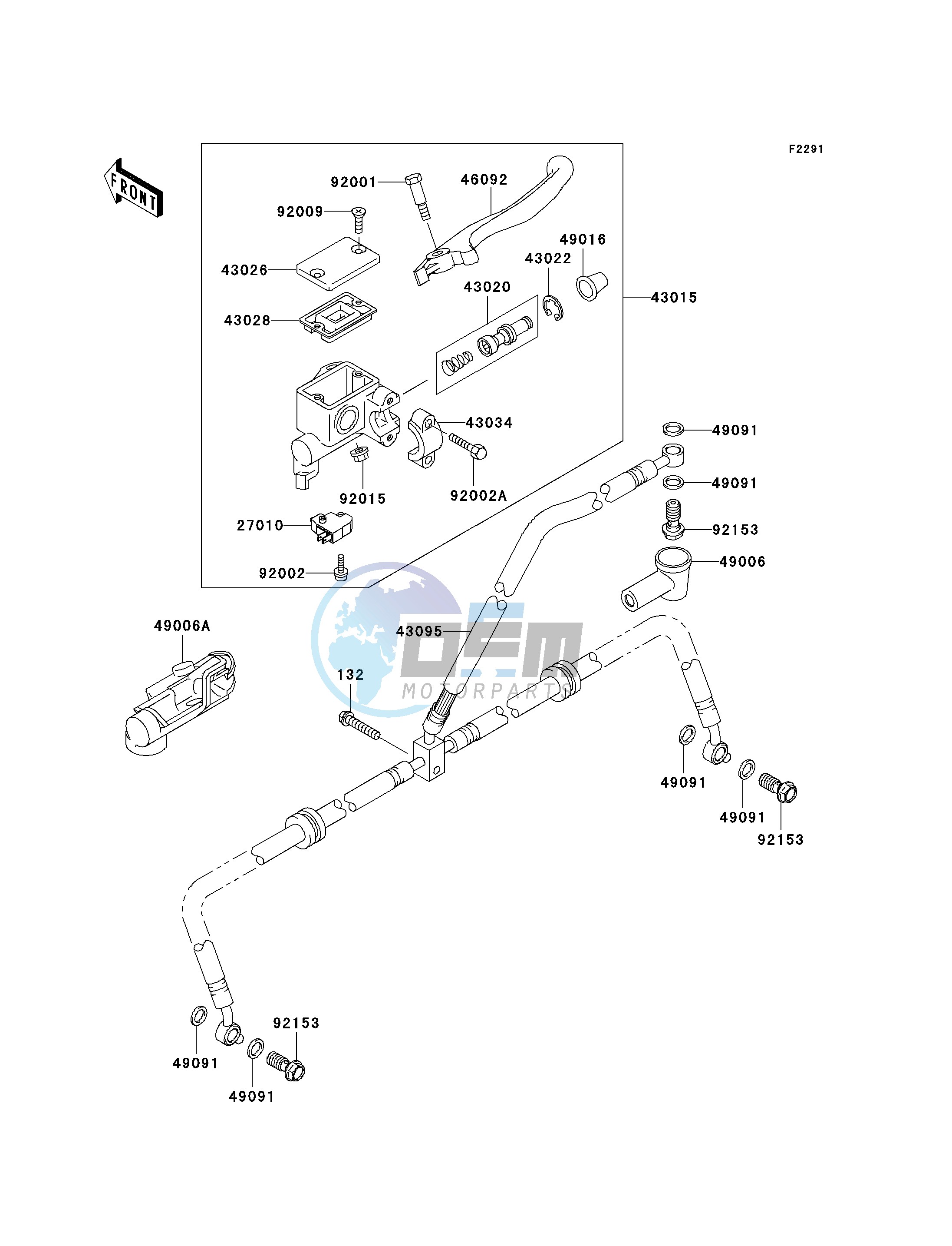 FRONT MASTER CYLINDER