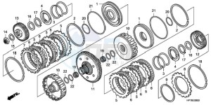 TRX420FAA Australia - (U) drawing CLUTCH