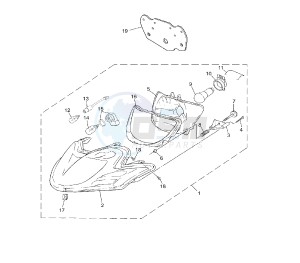 CS JOG R 50 drawing HEADLIGHT