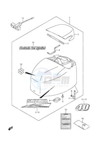 DF 40A drawing Engine Cover