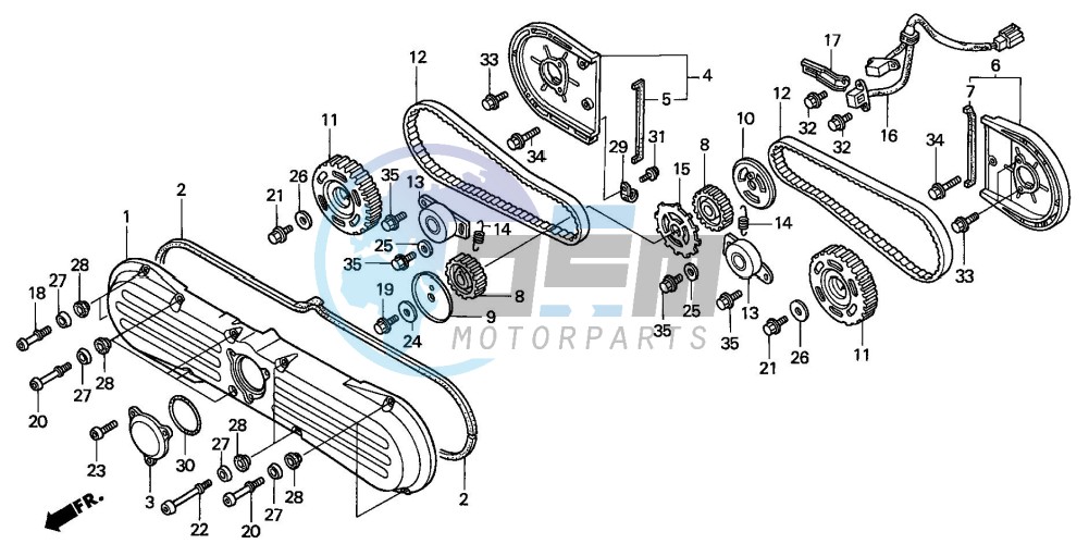 FRONT COVER/TIMING BELT