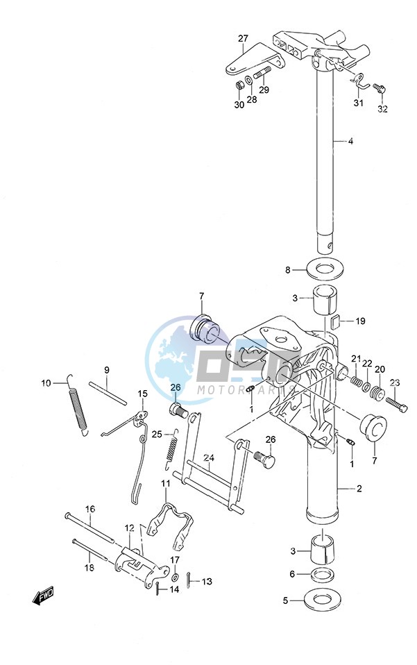 Swivel Bracket Remote Control