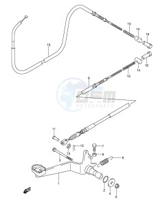 LT-F400 (E24) drawing REAR BRAKE