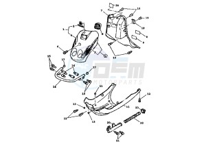 BW'S 100 drawing FRONT BODY