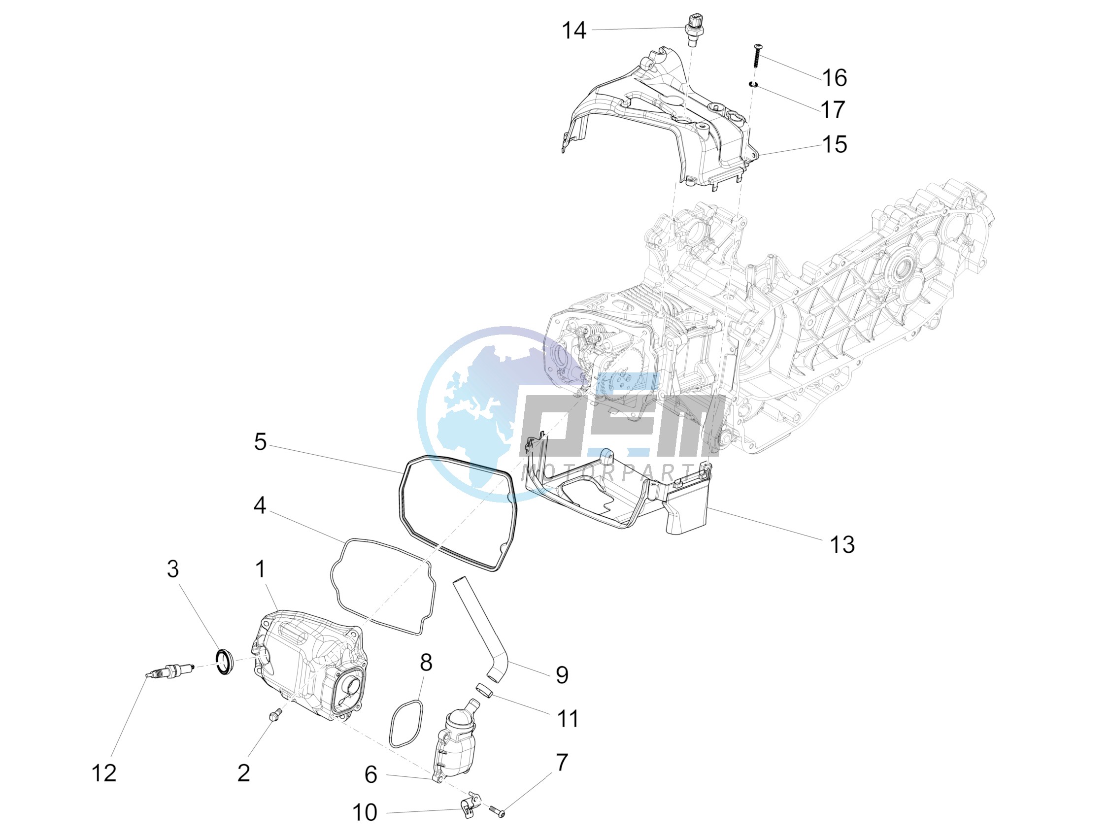 Cylinder head cover