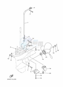 F15CEL drawing PROPELLER-HOUSING-AND-TRANSMISSION-2