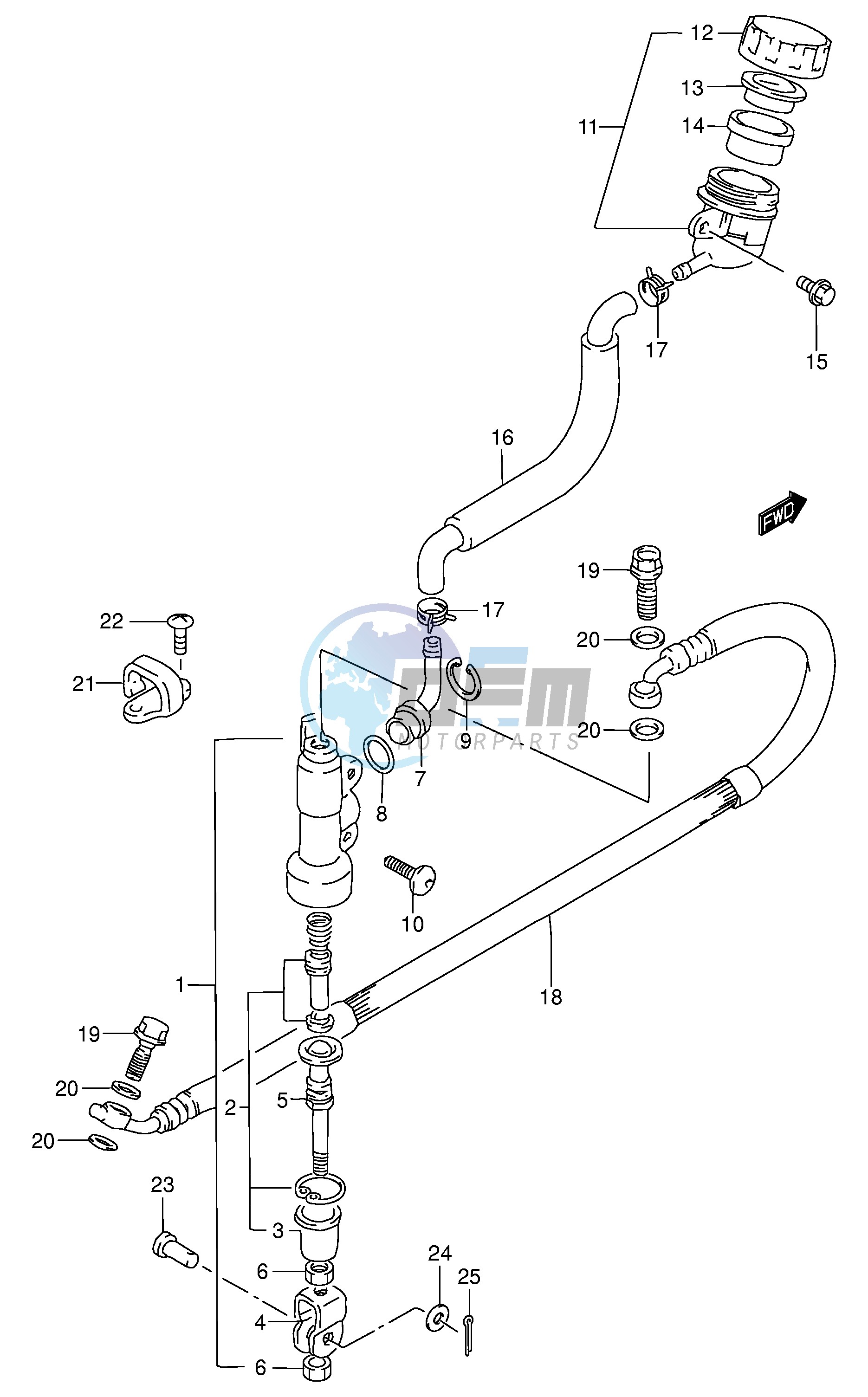 REAR MASTER CYLINDER