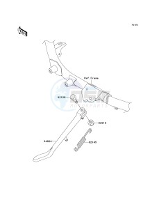 VN 1600 F [VULCAN 1600 MEAN STREAK] (6F) F6F drawing STAND-- S- -