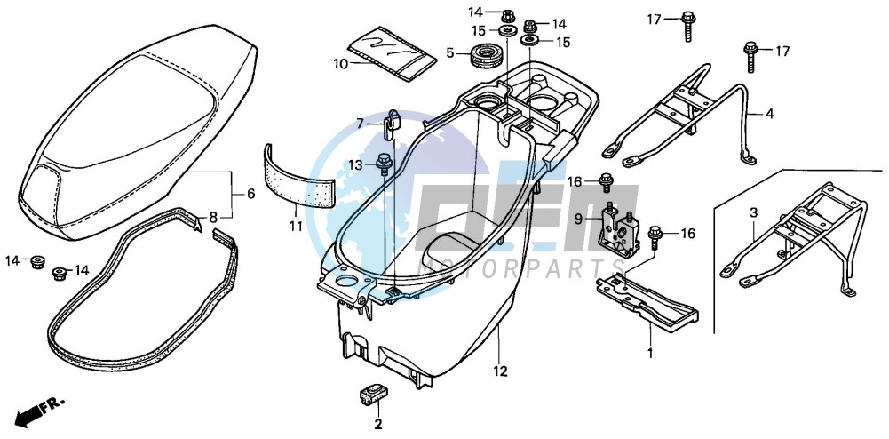 SEAT/LUGGAGE BOX