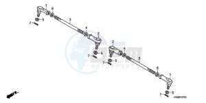 TRX250XA Australia - (U) drawing TIE ROD