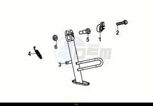 SYMPHONY ST 50 (XL05W1-EU) (E5) (M1) drawing SIDE STAND