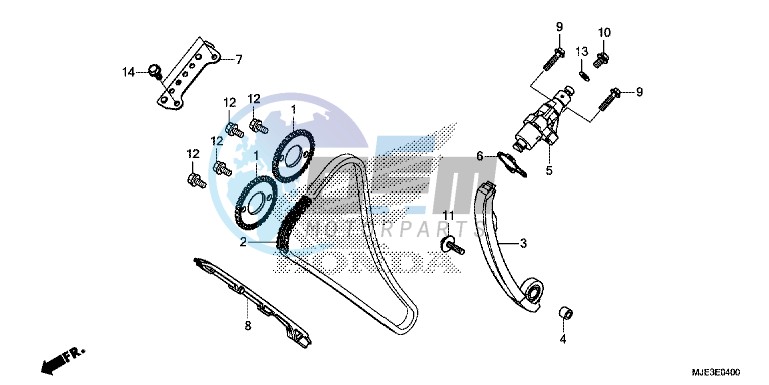 CAM CHAIN/ TENSIONER