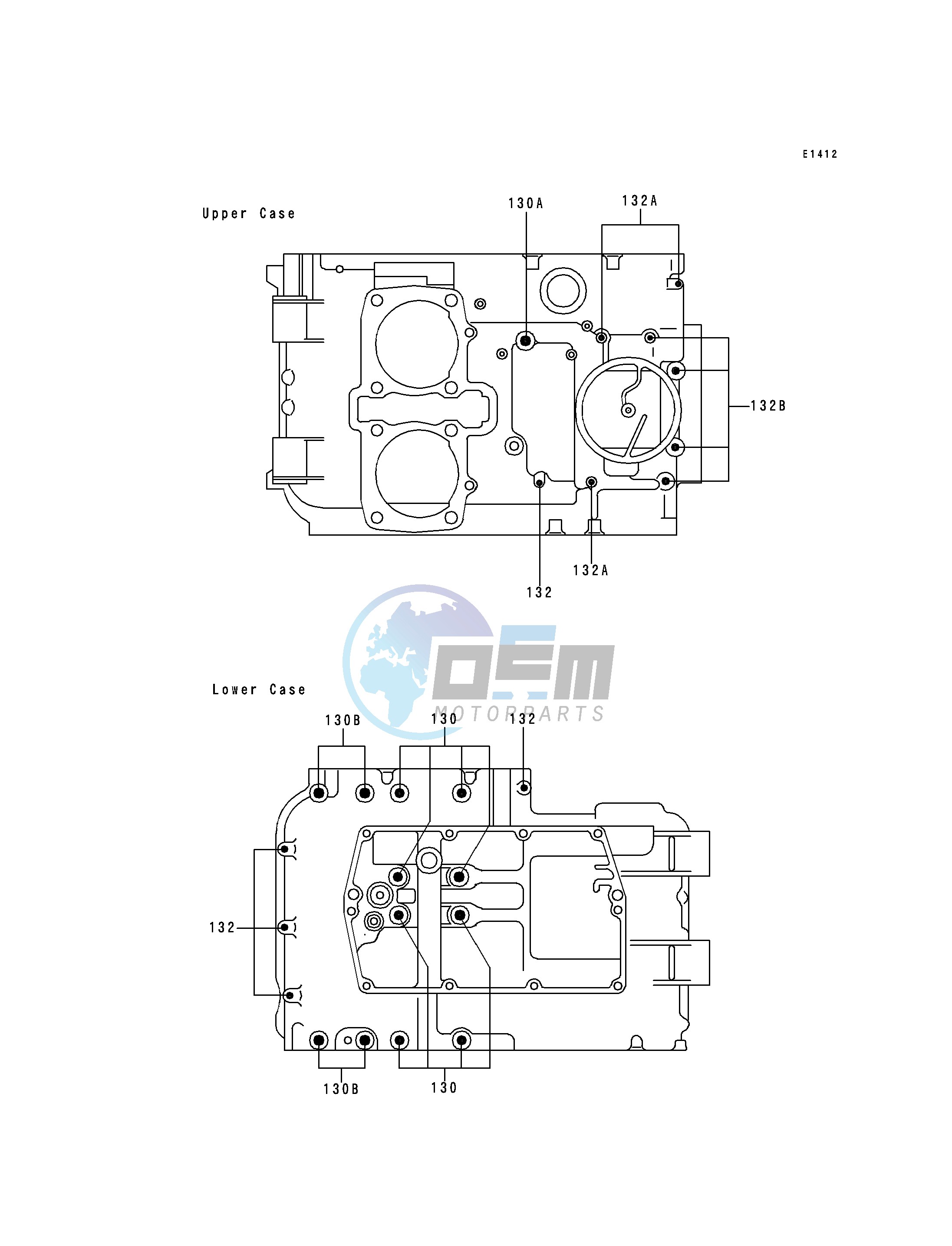 CRANKCASE BOLT PATTERN