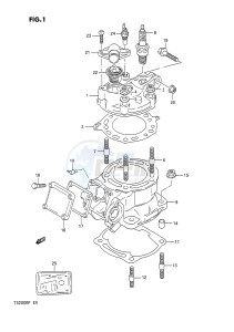 TS200R (E4) drawing CYLINDER